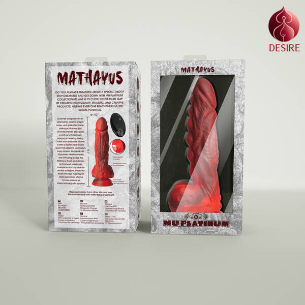 MU Platinum Fantasy Vibrating Dildo - Mathayus