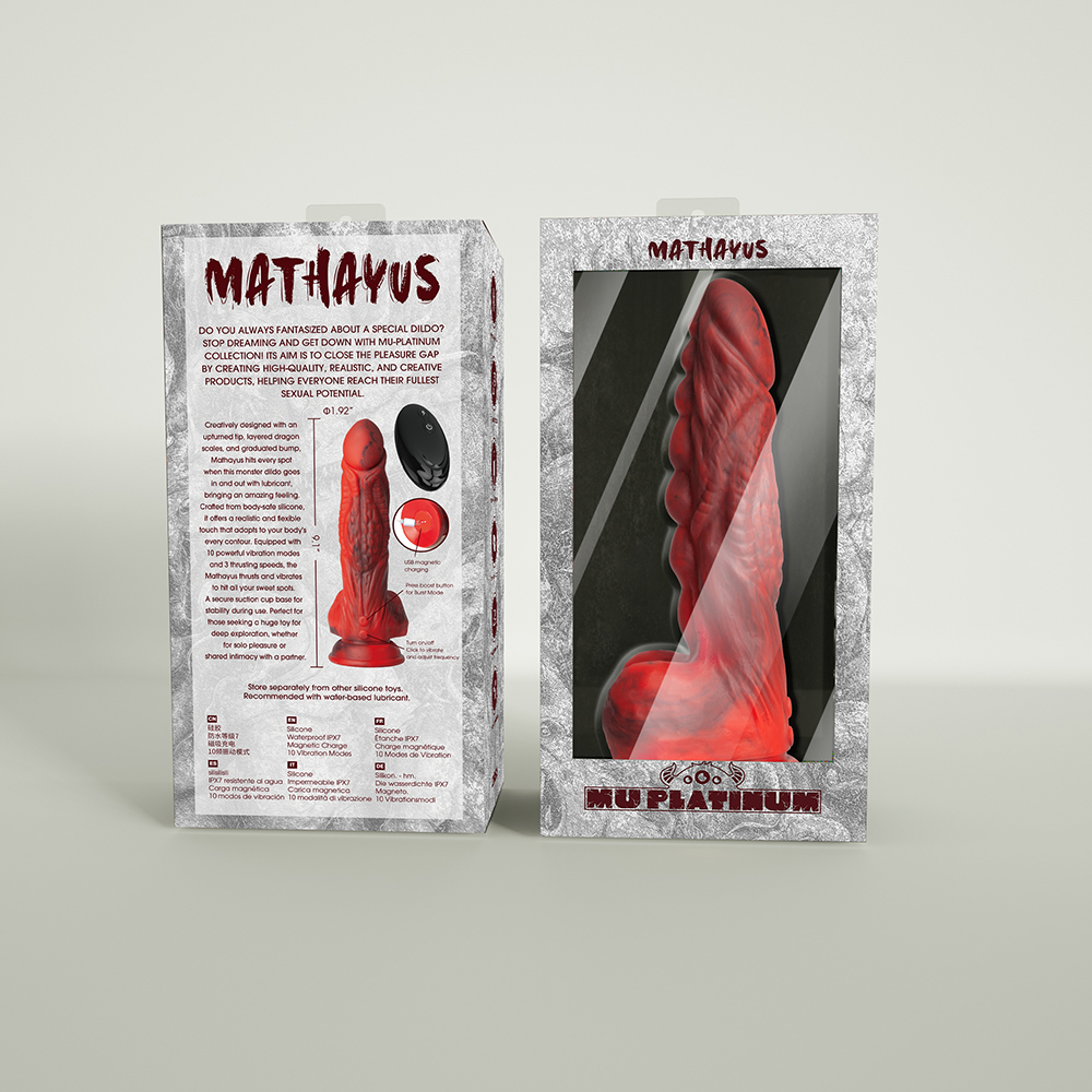 MU Platinum Fantasy Vibrating Dildo - Mathayus - Image 3