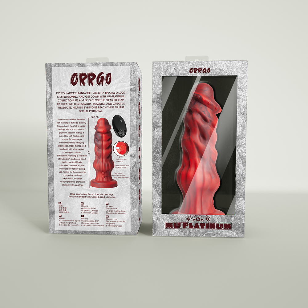 MU Platinum Fantasy Vibrating Dildo - Orrgo - Image 3