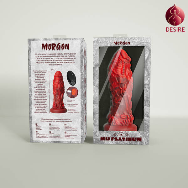 MU Platinum Fantasy Vibrating Dildo - Morgon