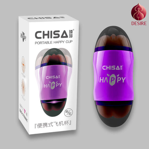 MX Happy Cup Pussy & Ass Masturbator - Purple