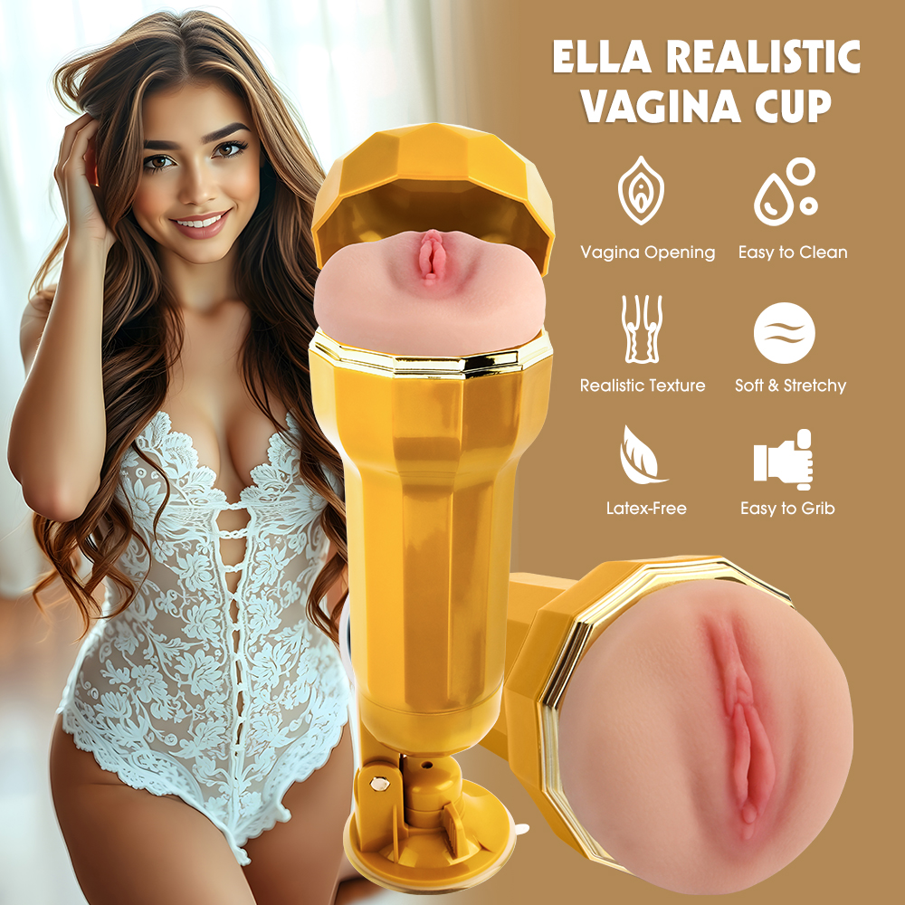 MX Male Masturbator Ella Realistic Vagina Cup - Image 4