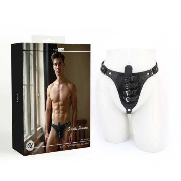 Noir Rion Chastity Harness