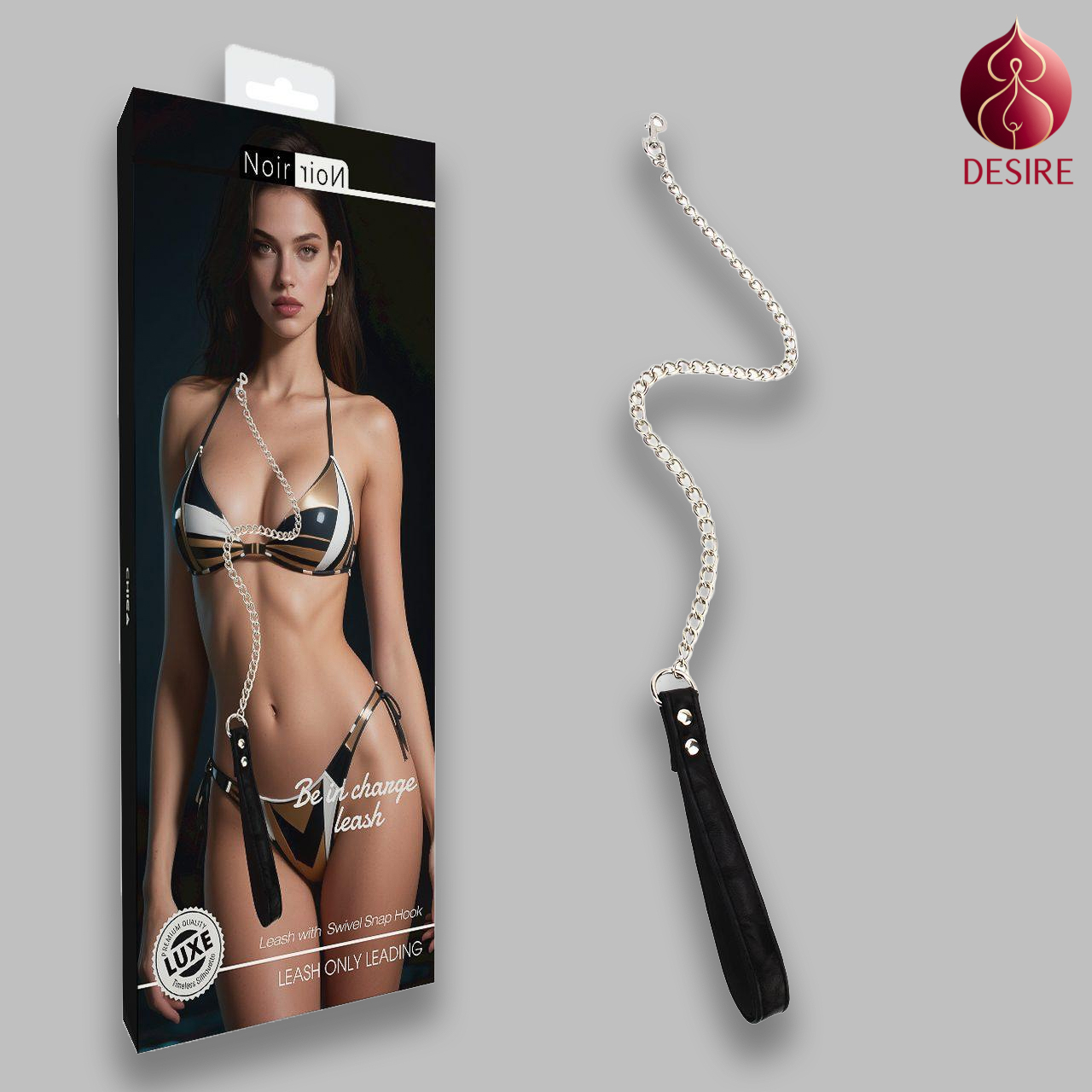 Noir Rion Be In Charge Leash