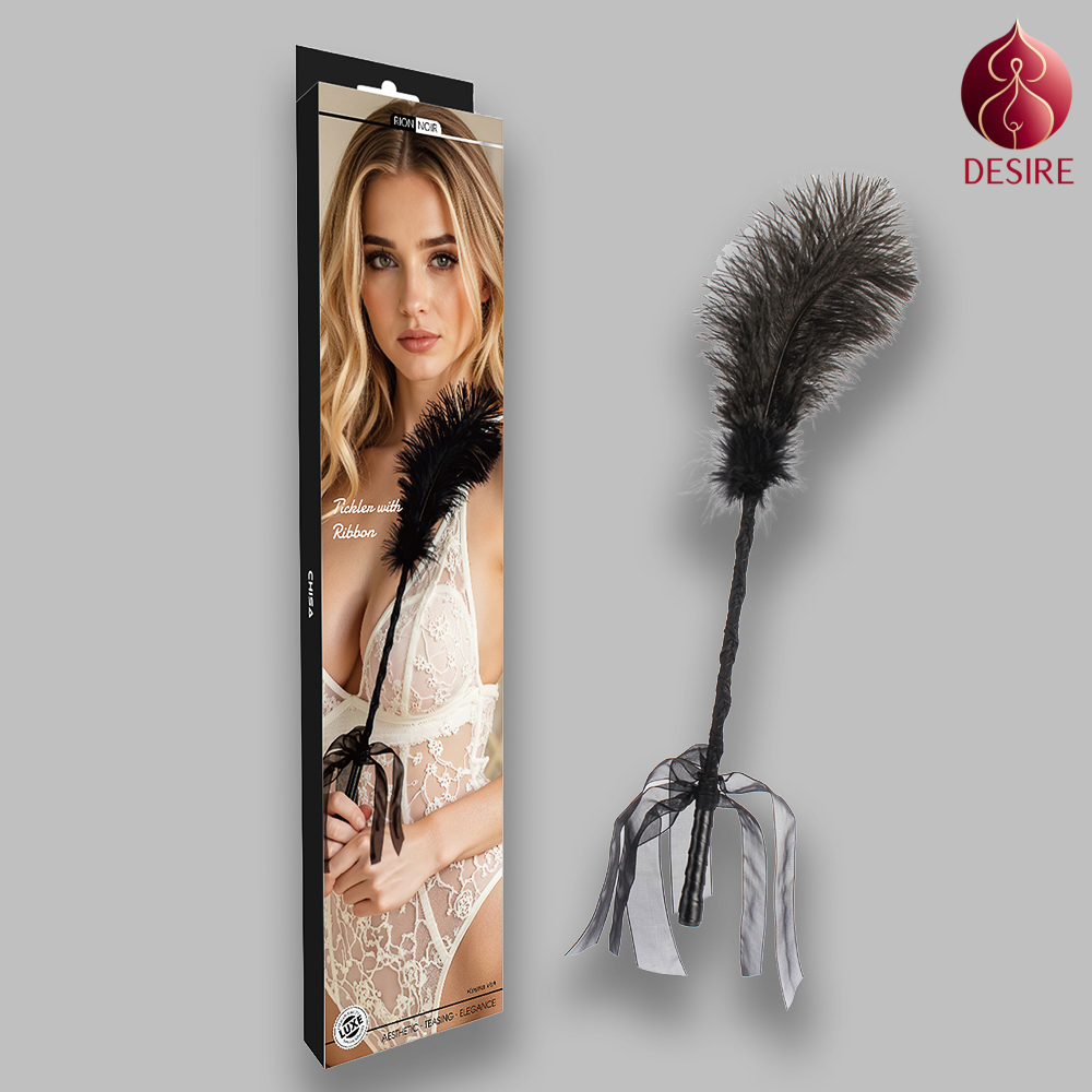 Noir Rion Tickler with Ribbon
