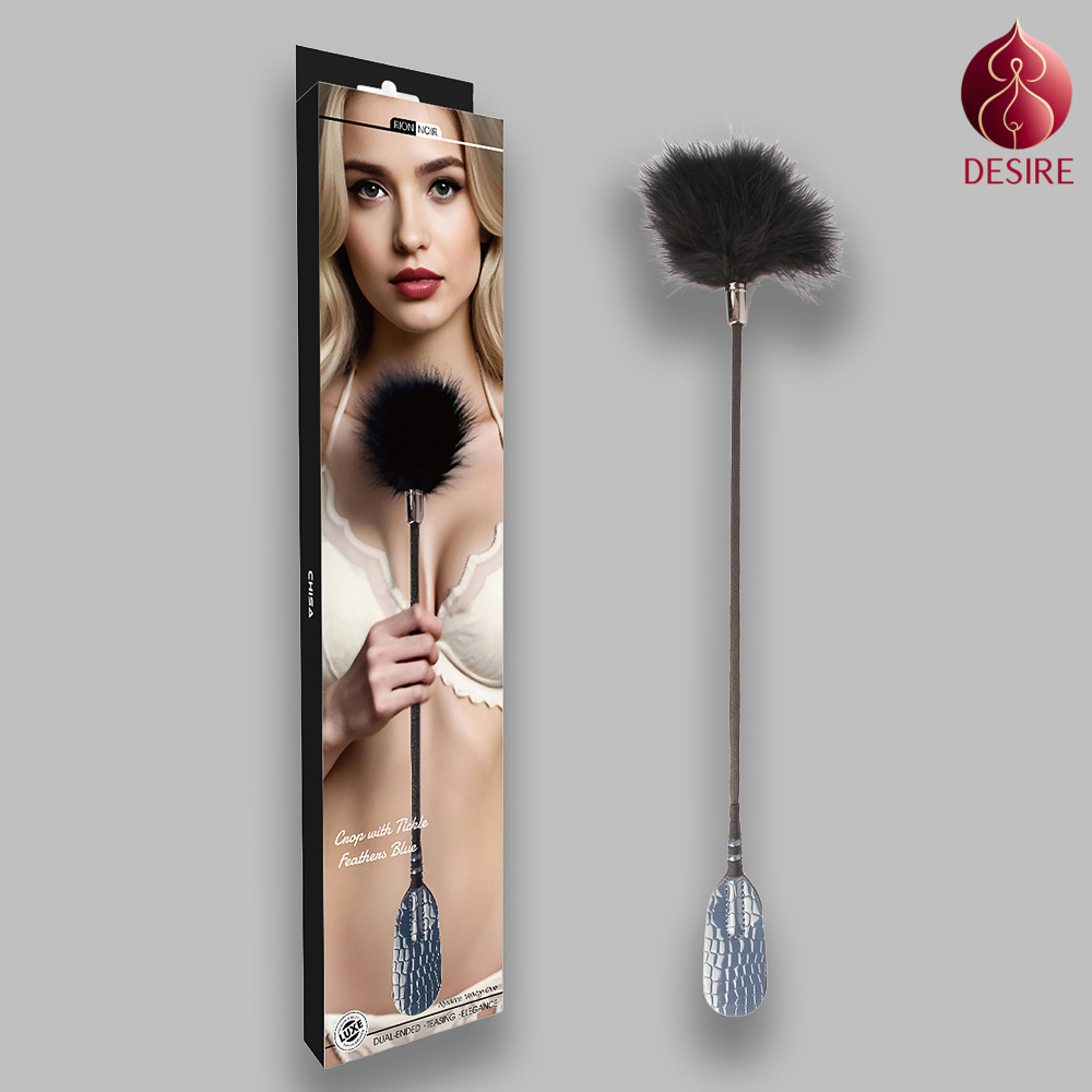 Noir Rion Crop with Tickle Feathers - Image 8