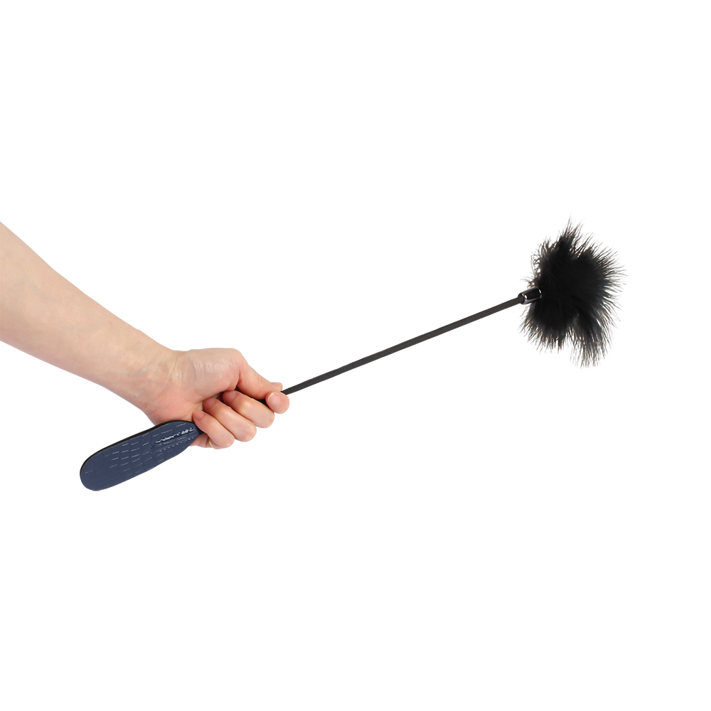 Noir Rion Crop with Tickle Feathers - Image 13