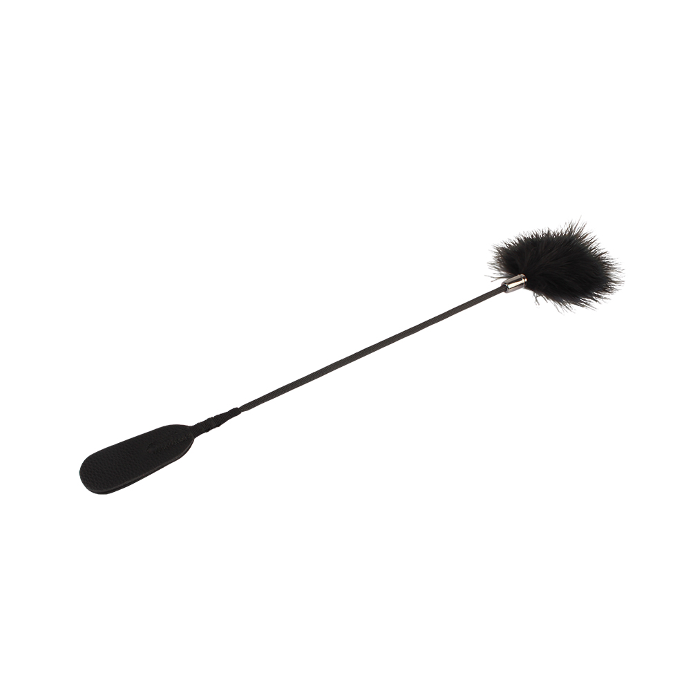 Noir Rion Crop with Tickle Feathers - Image 9