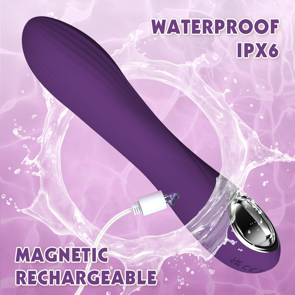 69 Ecstasy Bulgy Tip Classic Vibe Vibrating Dildo - Image 7