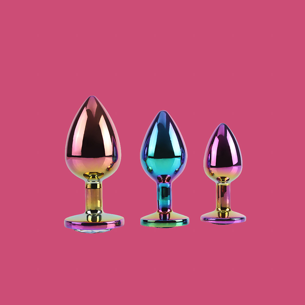 Matrix Mont Rainbow Gem Butt Plug Set (3 Piece) - Image 2