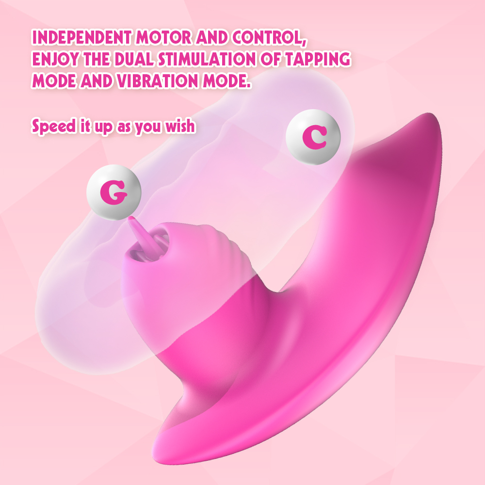 69 Ecstasy Licker Strap-on Máy kích thích âm vật liếm - Ảnh 4