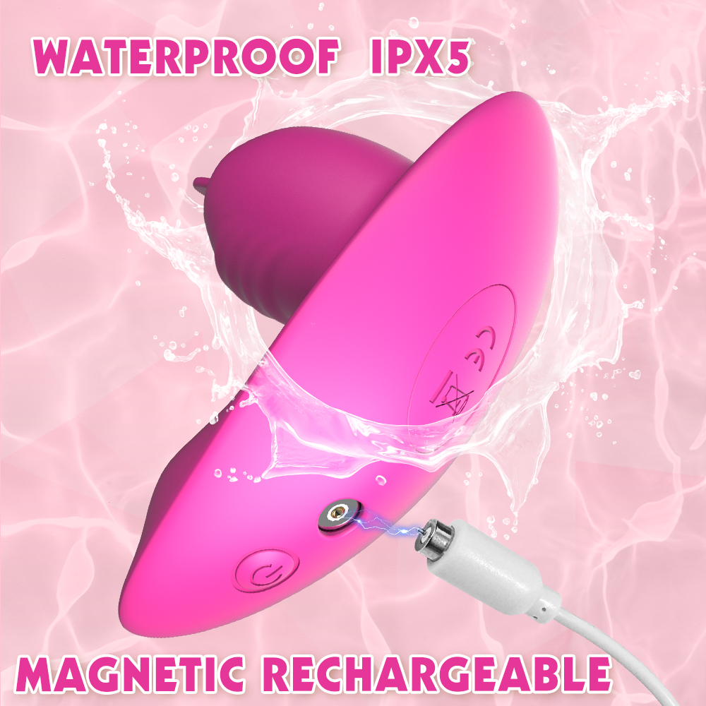 69 Ecstasy Licker Strap-on Máy kích thích âm vật liếm - Ảnh 7