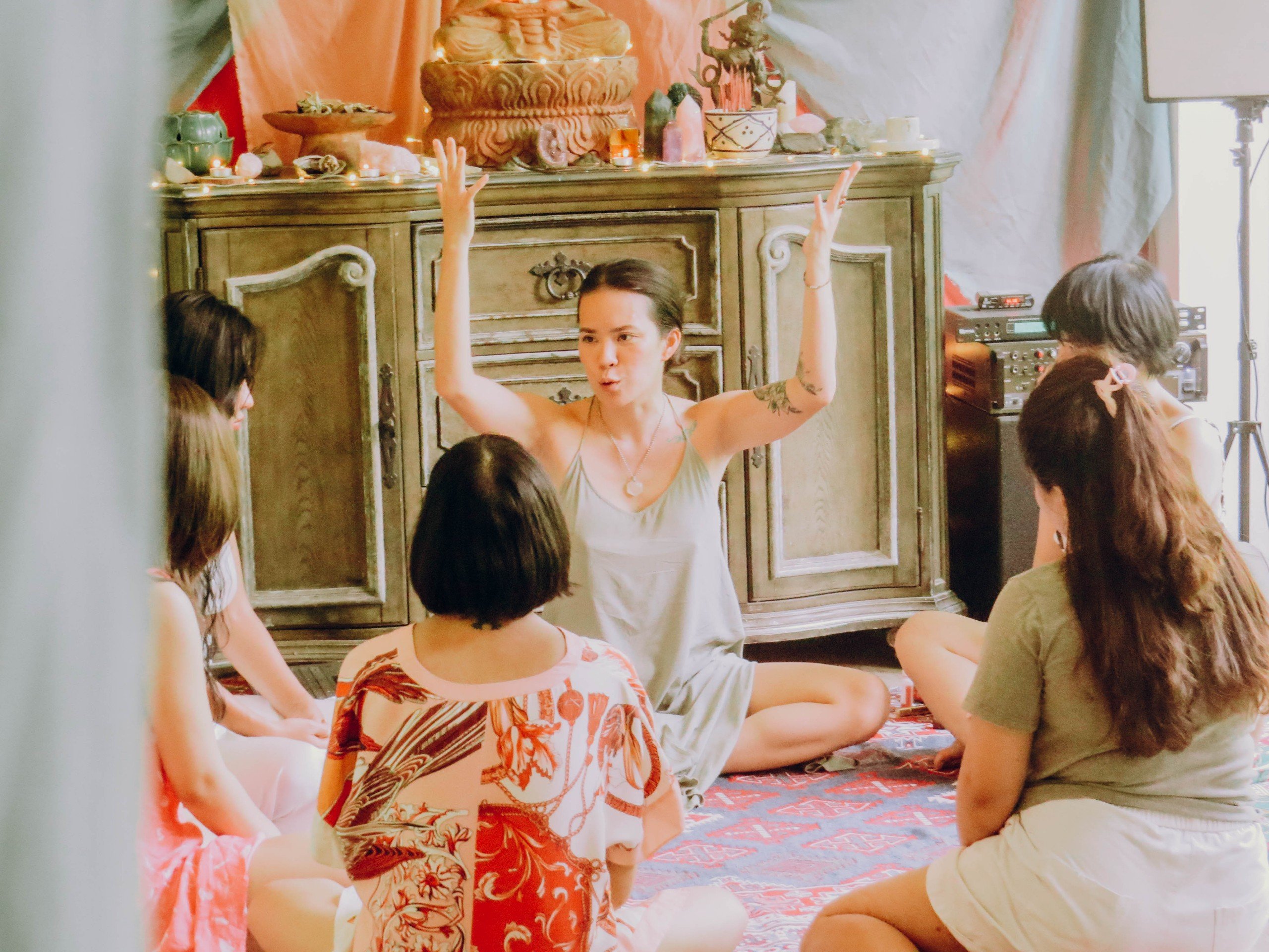 Thảo đang làm việc