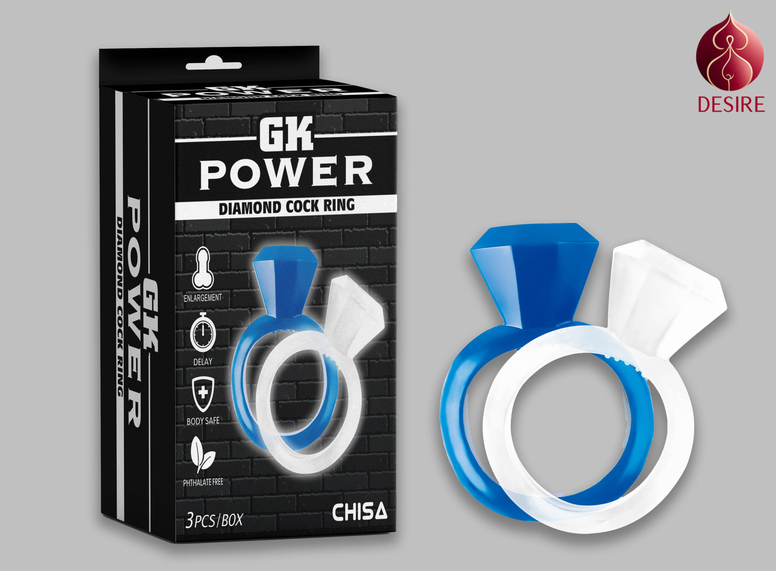 GK POWER Diamond Cock Rings
