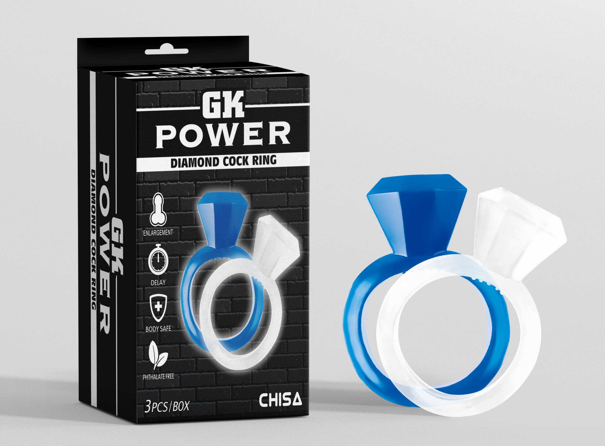 GK POWER Diamond Cock Rings - Image 2