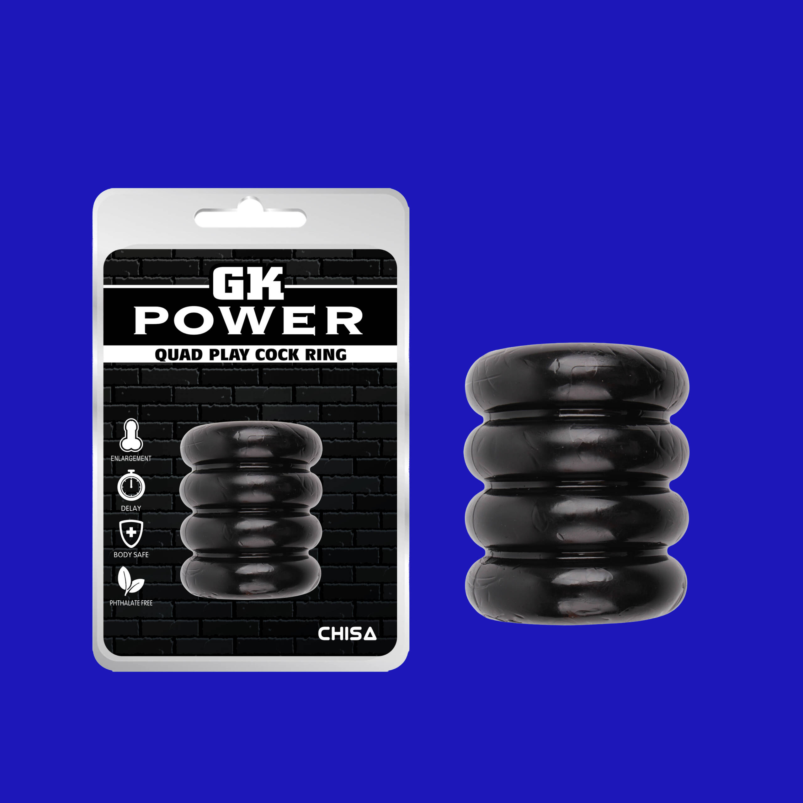 GK POWER Quad-play Cock Ring - Image 2