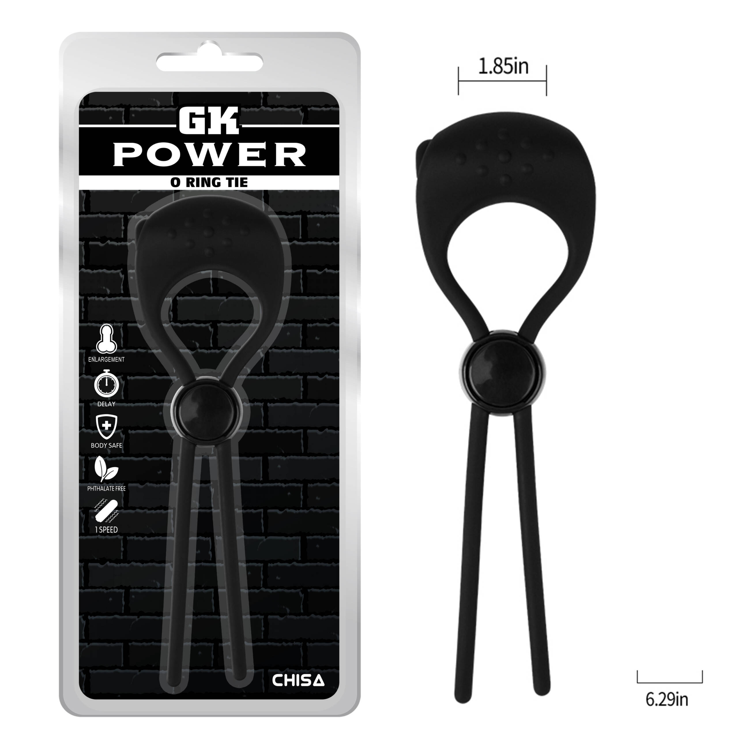 GK POWER O Ring Tie Vòng đeo dương vật rung - Ảnh 9