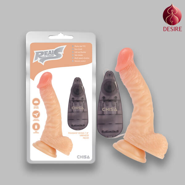 Real-TouchS Pleasant Dong 7.8'' Vibrator NO.01