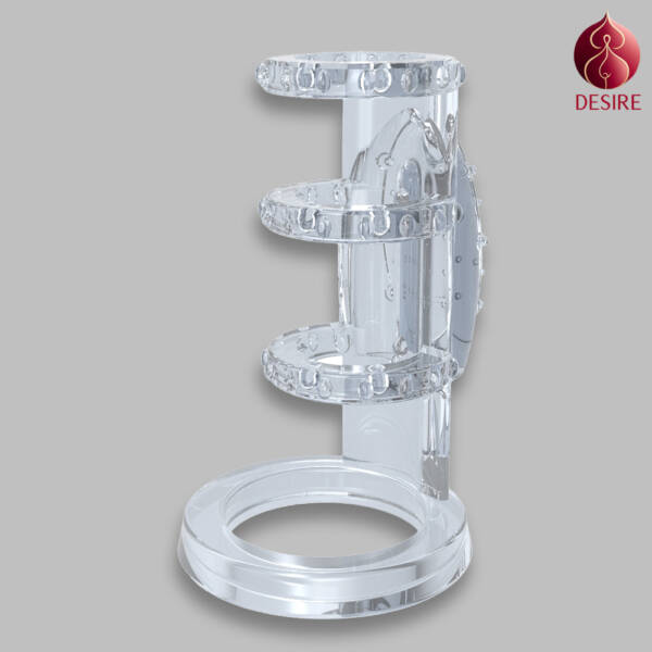 GK POWER Vibrating Cock Cage - Clear