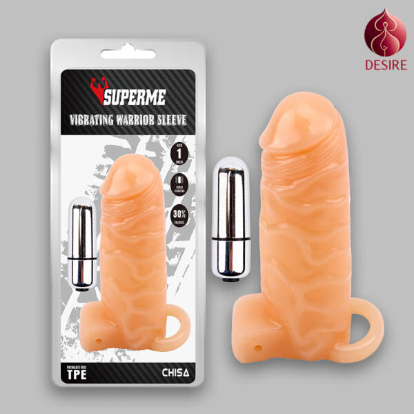 SUPER ME Vibrating Warrior Sleeve