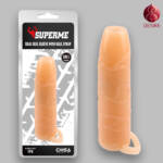 SUPER ME Bao đôn dương vật Real Feel Có dây đeo tinh hoàn