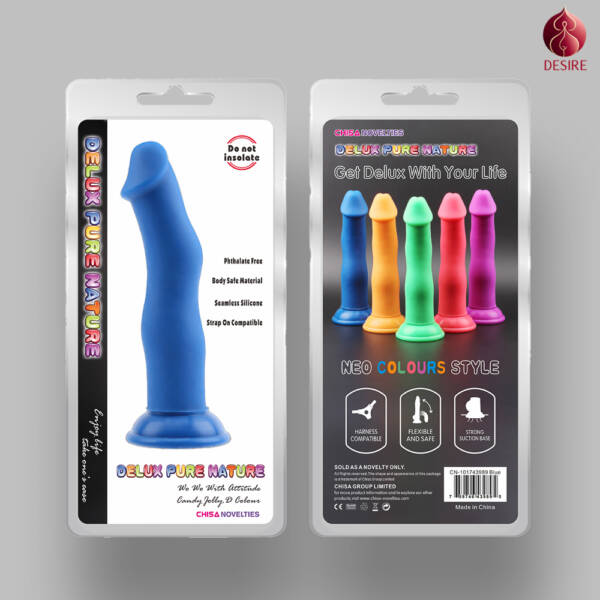Deluxe Pure Nature Jolly D. Colorful Dildo