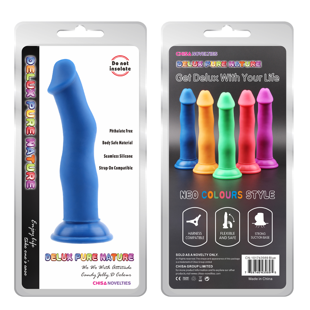 Deluxe Pure Nature Jolly D. Colorful Dildo - Image 3
