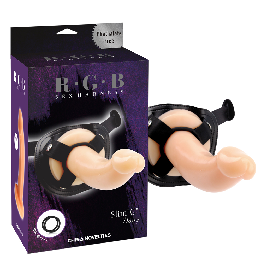 R.G.B Dương vật giả strap-on Slim 6” Dong Lifelike - Ảnh 3