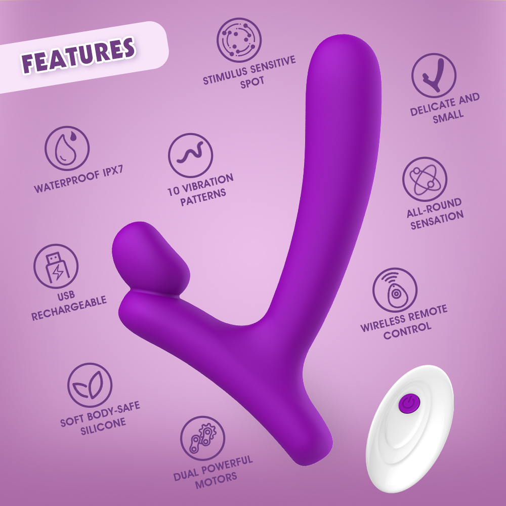 Lust Ripple Remote Controlled Vibrator - Horny - Image 3