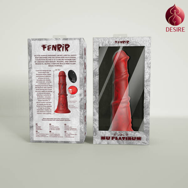 MU Platinum Fantasy Vibrating Dildo - Fenrir