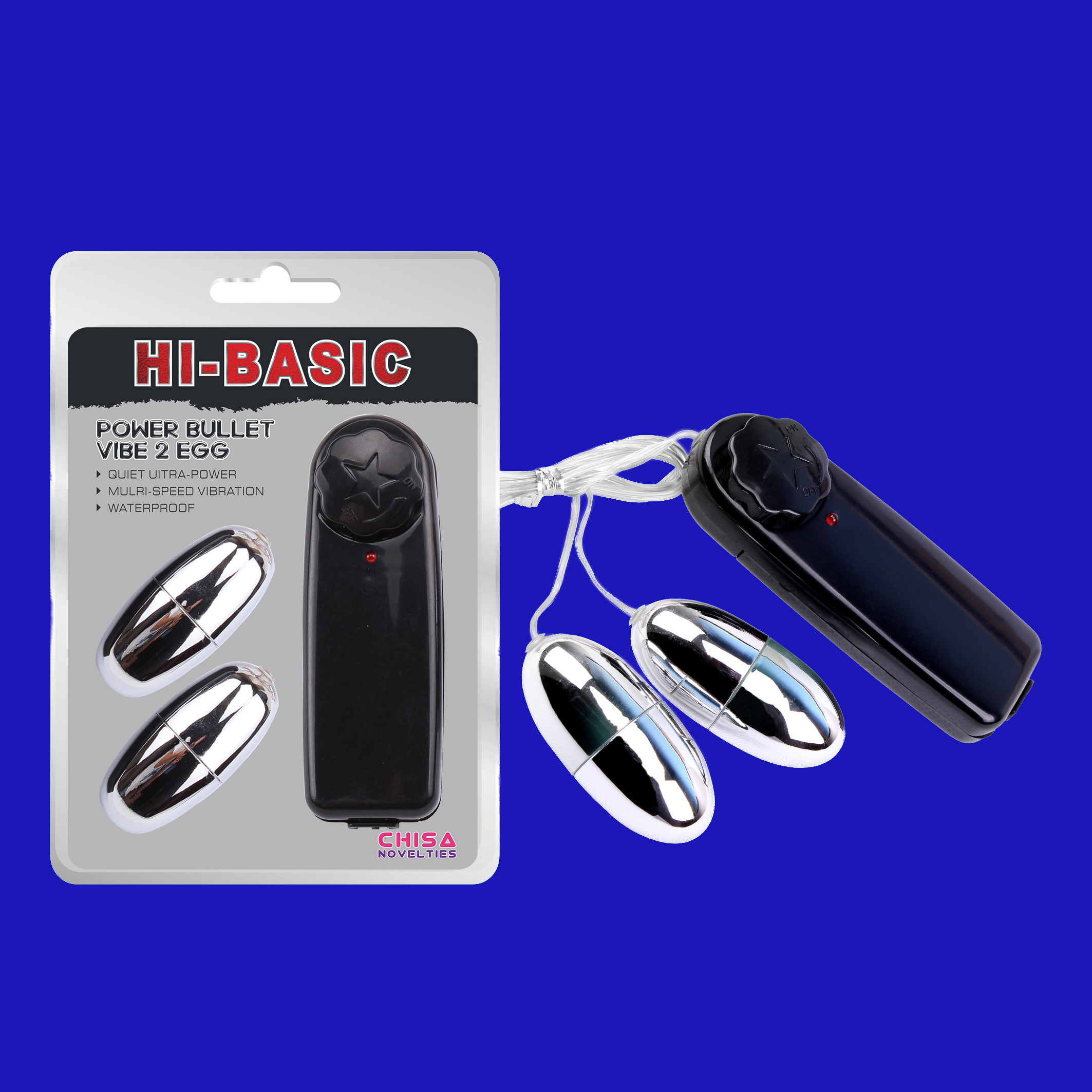 HI-BASIC Power Bullet Vibe 2 Egg Vibrator - Image 2