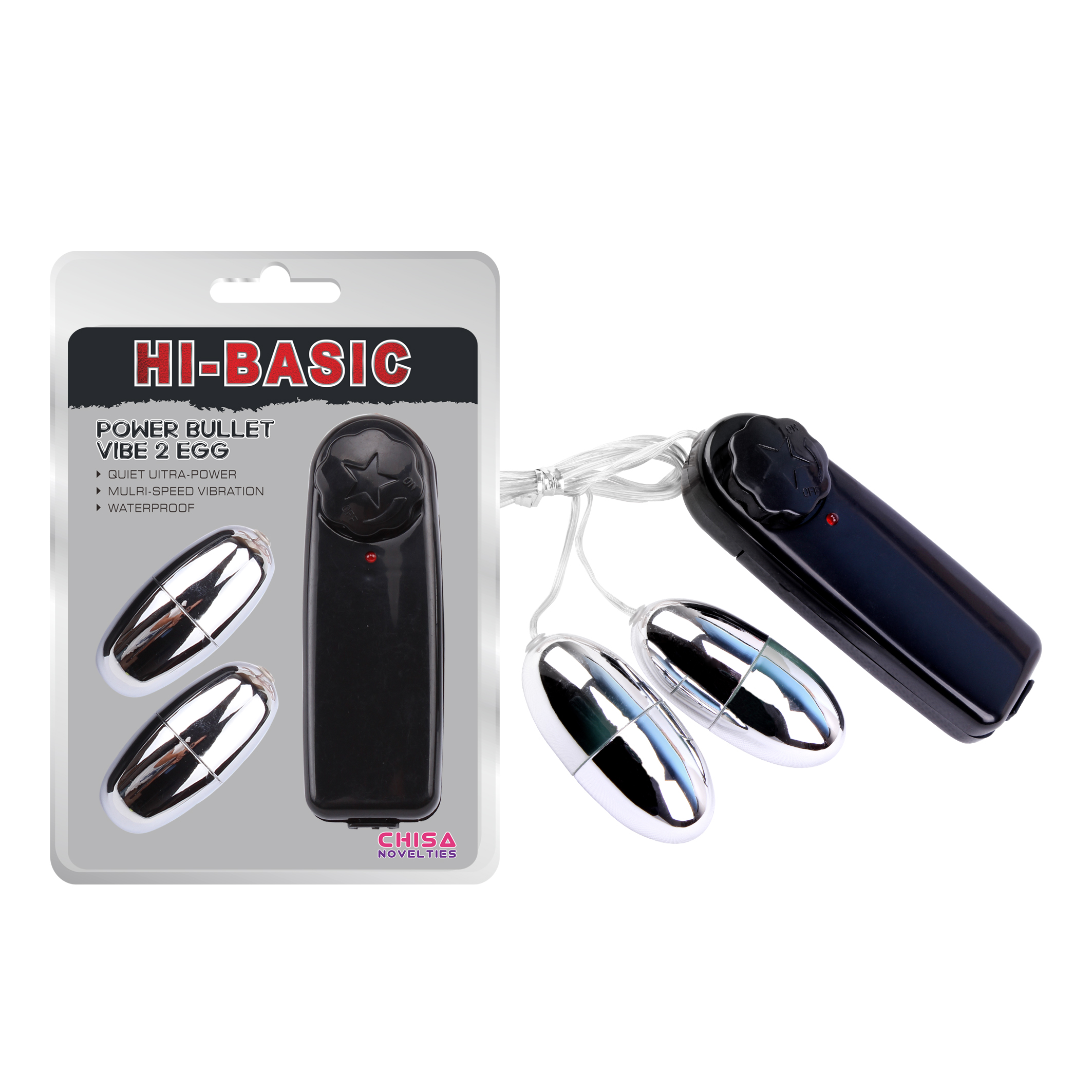 HI-BASIC Power Bullet Vibe 2 Egg Vibrator - Image 3
