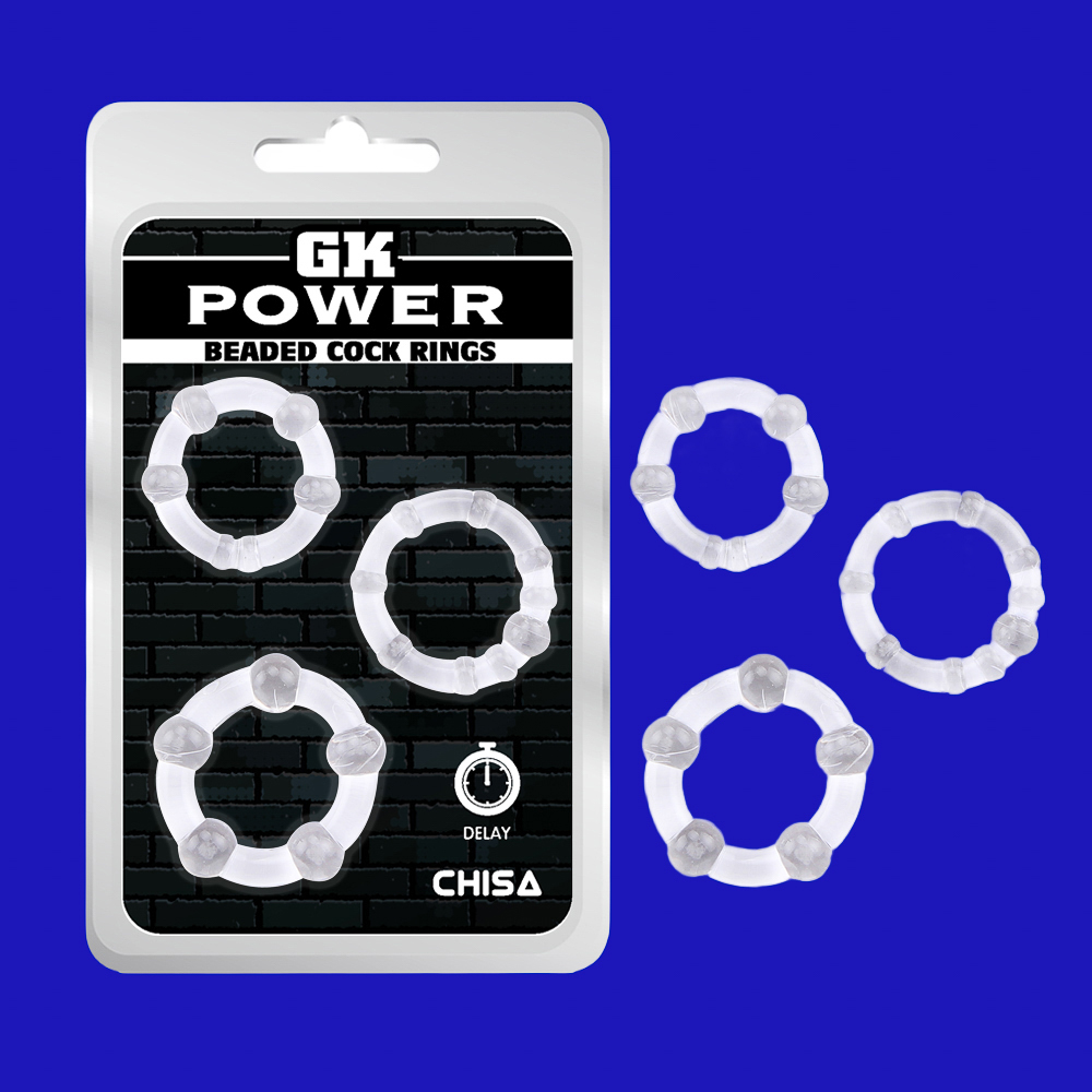 GK POWER Beaded Cock Rings - Image 2