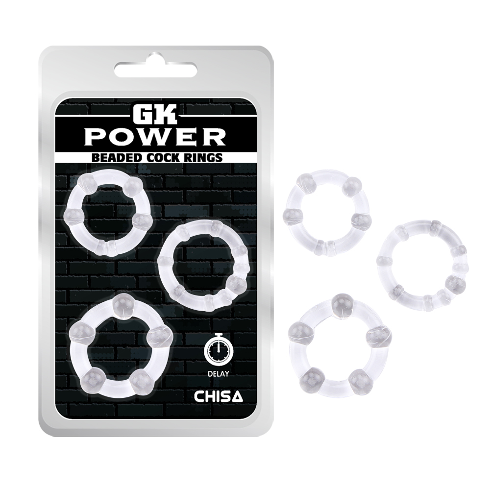 GK POWER Beaded Cock Rings - Image 3