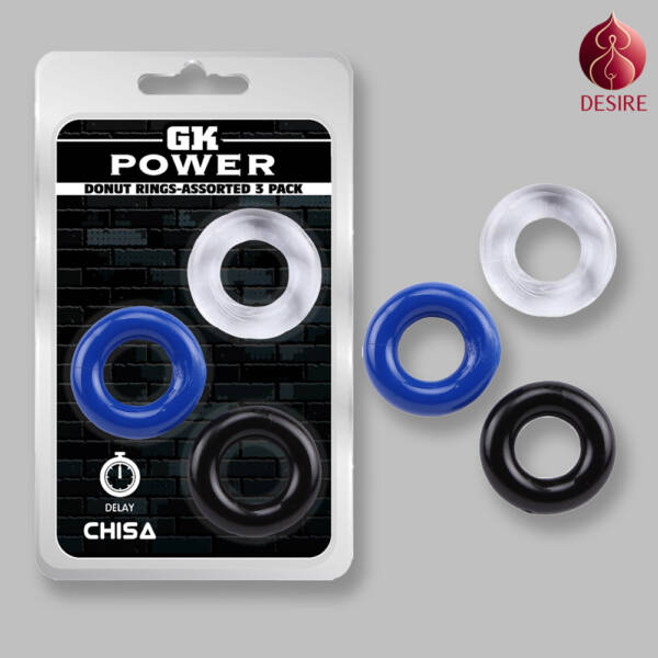 GK POWER Donut Rings-Assorted 3 Pack