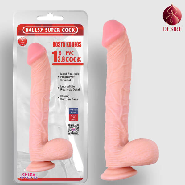 BALLSY SUPER COCK Kosta Koufos 13.8" Dildo