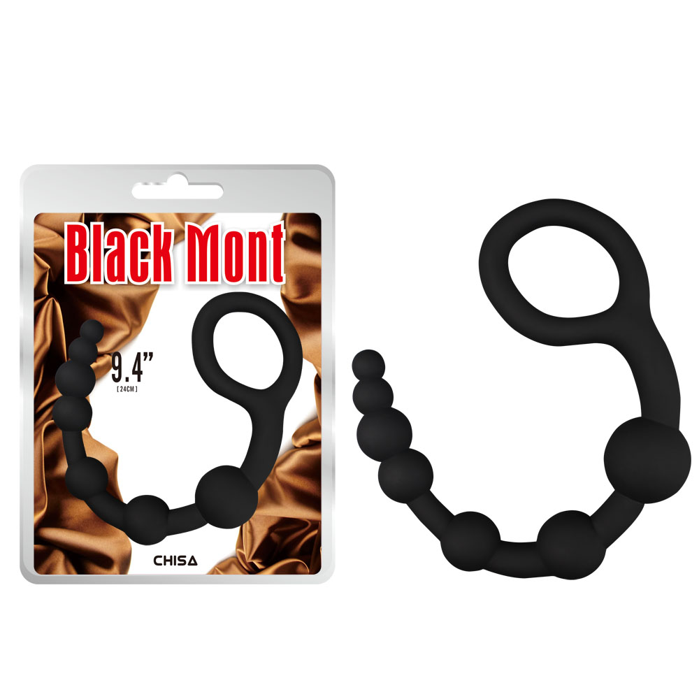 Black Mont Power Boyfriend Anal Beads - Image 3
