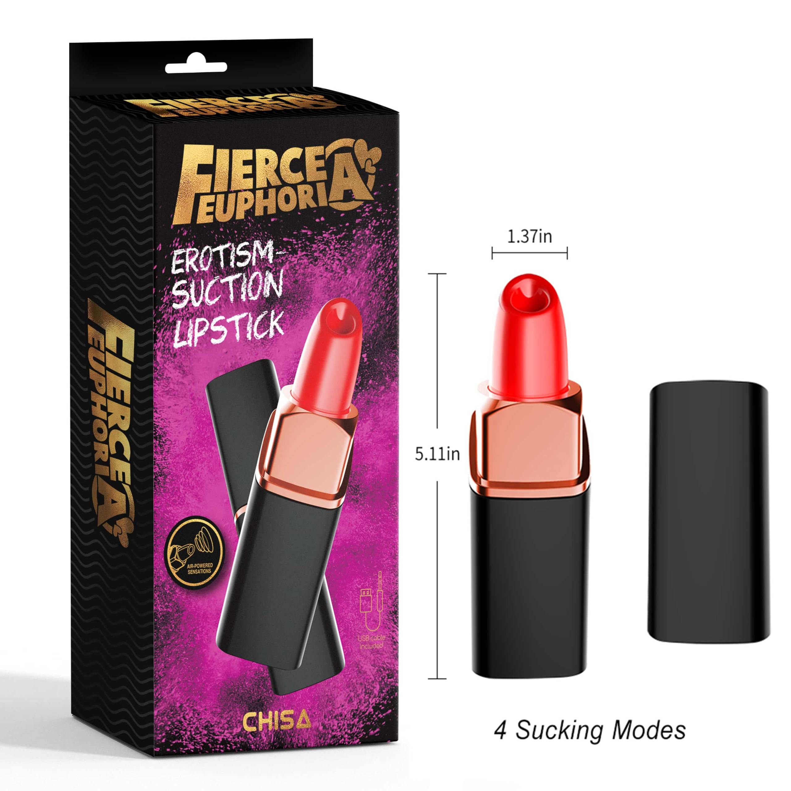 Fierce Euphoria Erotism - Suction Lipstick Clitoral Stimulator - Image 9