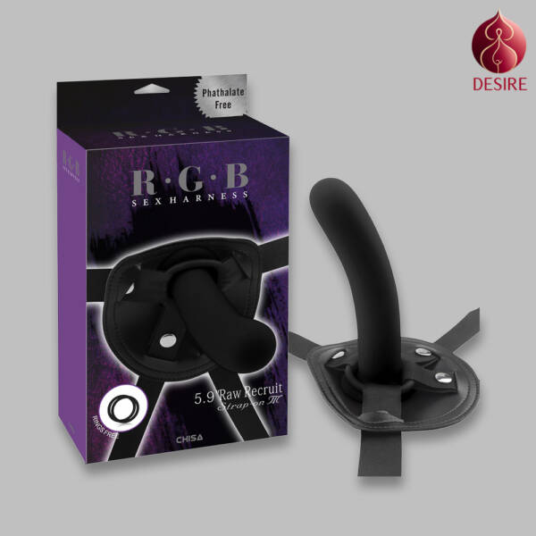 R.G.B Raw Recruit Strap-On Medium Dildo