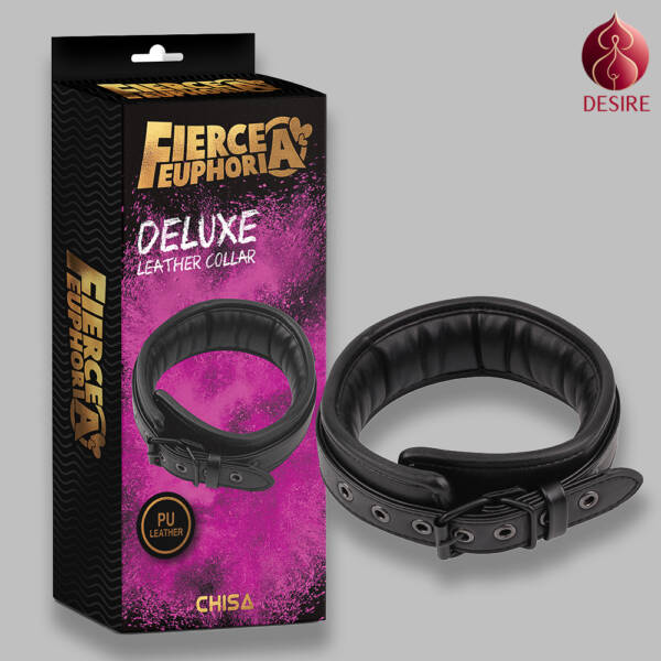Fierce Euphoria Deluxe Leather Collar