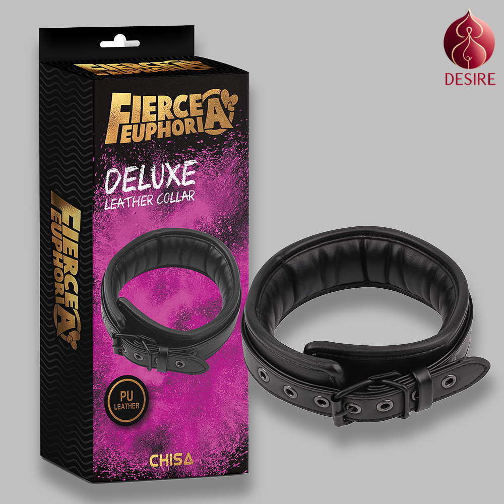 Fierce Euphoria Deluxe Leather Collar