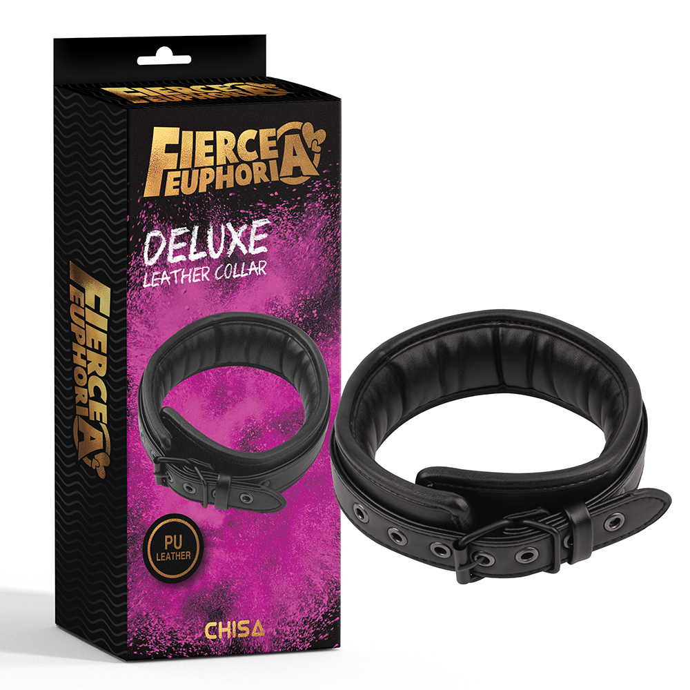 Fierce Euphoria Deluxe Leather Collar - Image 3