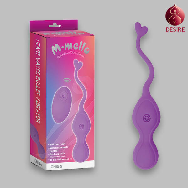 M-mello Heart Waves Bullet Vibrator