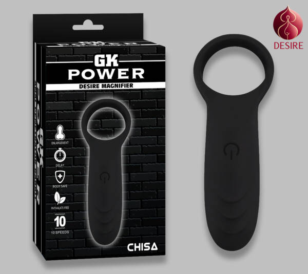 GK POWER Desire Magnifier Vibrating Cock Ring