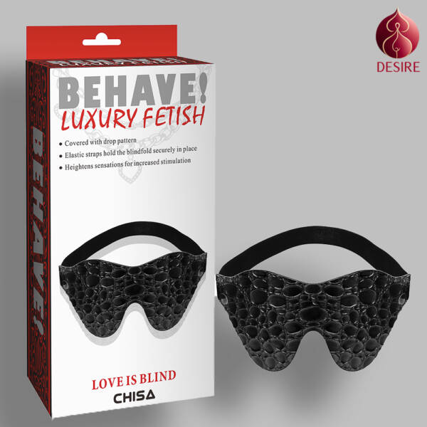 BEHAVE! LOVE IS BLIND-Drop Pattern Blindfold