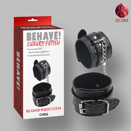 BEHAVE! Be good Wrist Cuffs