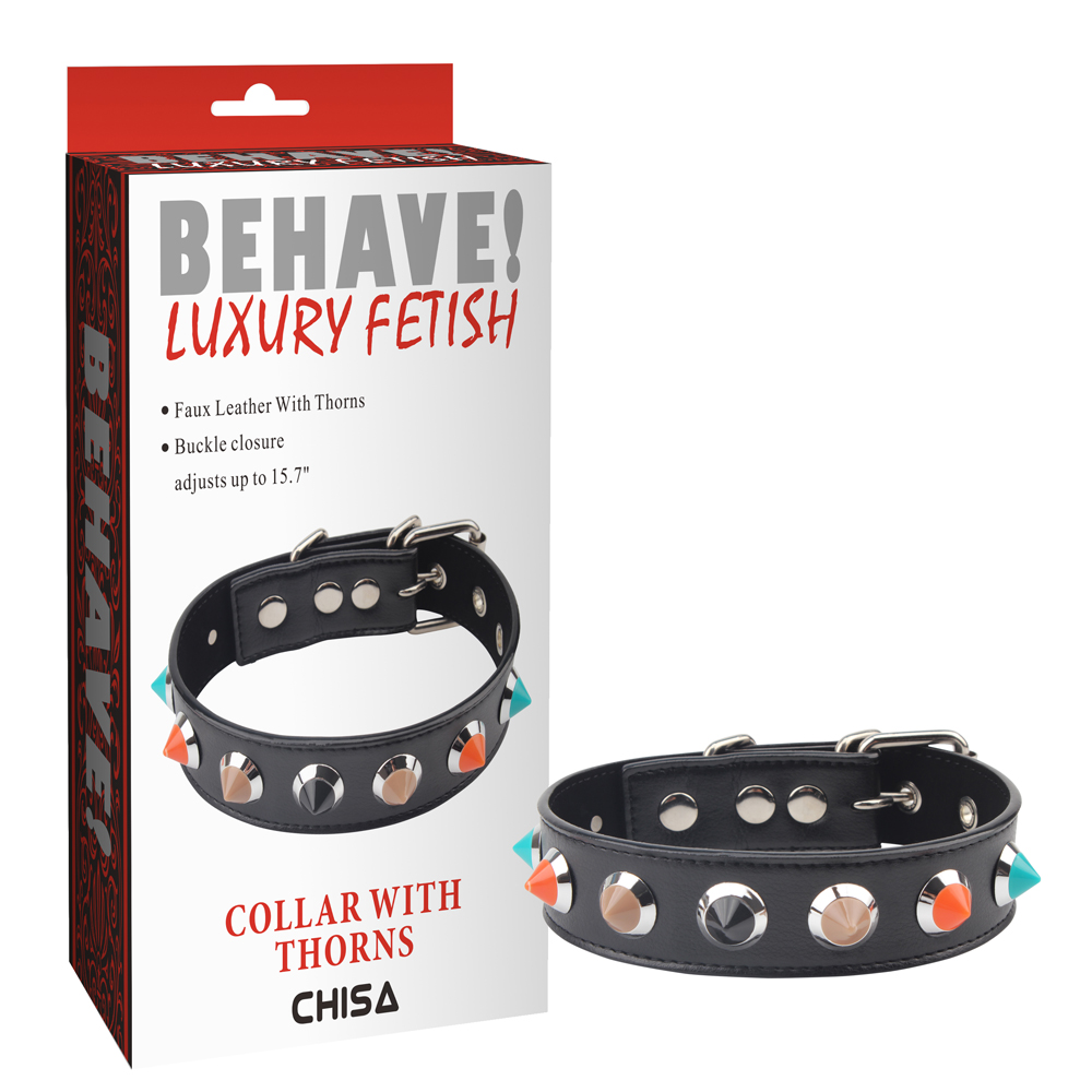BEHAVE! Collar with Thorns - Image 3