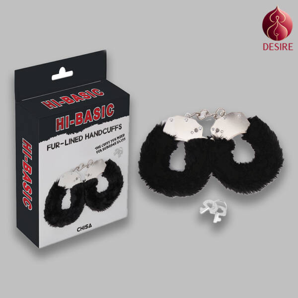 HI-BASIC Fur-lined Handcuffs
