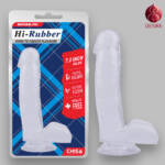 H-Rubber Dương vật giả 7.0 Inch