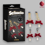 Bộ trang sức kẹp đầu ngực Señuelo